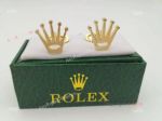 Rolex Crown Gold Cufflinks Yellow Gold AAA Grade